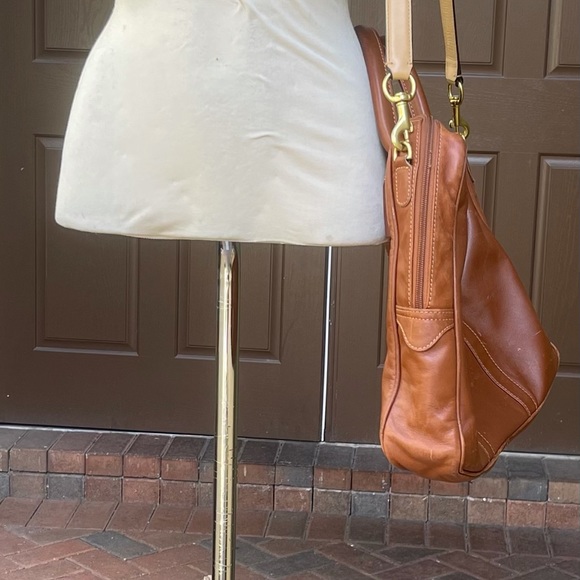 Coach brown leather soft briefcase - Picture 5 of 9